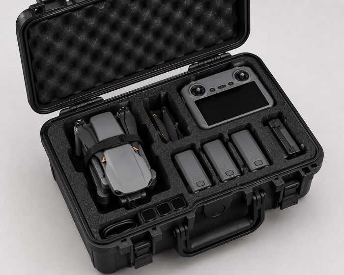 Weatherproof drone case
